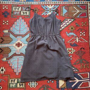 Madewell Broadway and Broome Sparklight Dress Size 0 Gray Studded Elastic Waist
